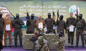 Lãnh đạo Israel lên án Hamas vì hình ảnh khi thả con tin Lãnh đạo Israel lên án Hamas vì hình ảnh khi thả con tin